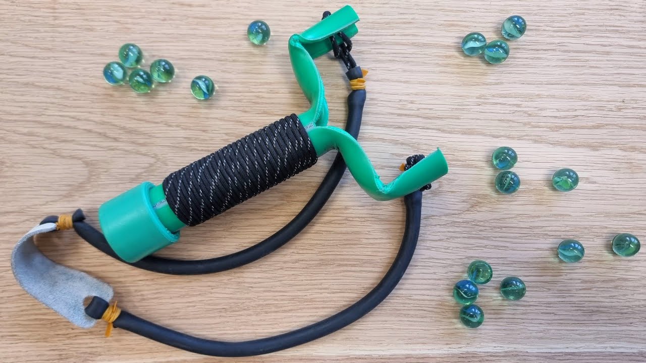 How to make Slingshot out of PVC Pipe in 10 Minutes