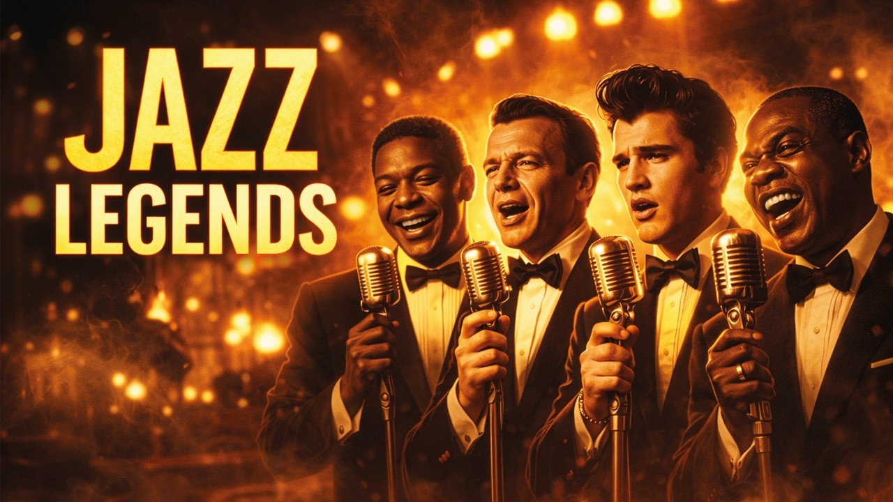 Classic Jazz Legends 🎙️ 1 Hour Vintage Crooner Music | Relax, Study, Love