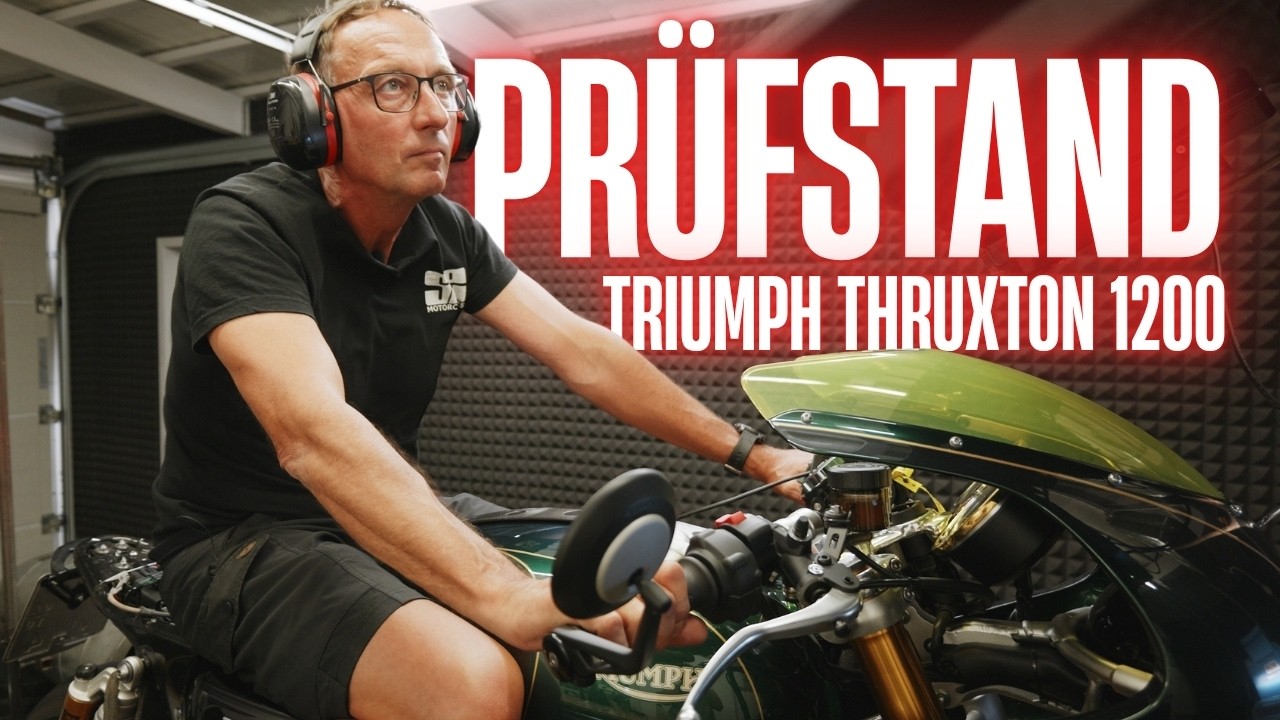 SO arbeiten wir am PRÜFSTAND - live an der Triumph Thruxton 1200 | Dietmar Franzen erklärt!