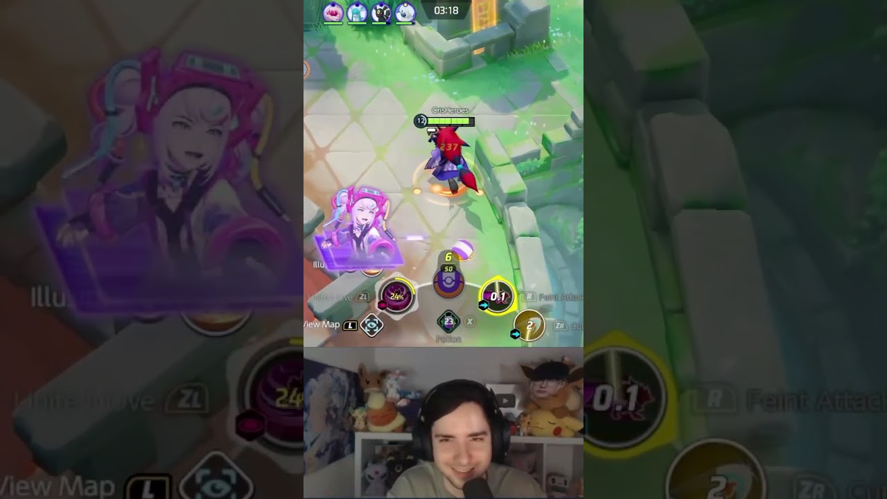 ZOROARK Parkouring all over the Enemy Team | Pokemon Unite
