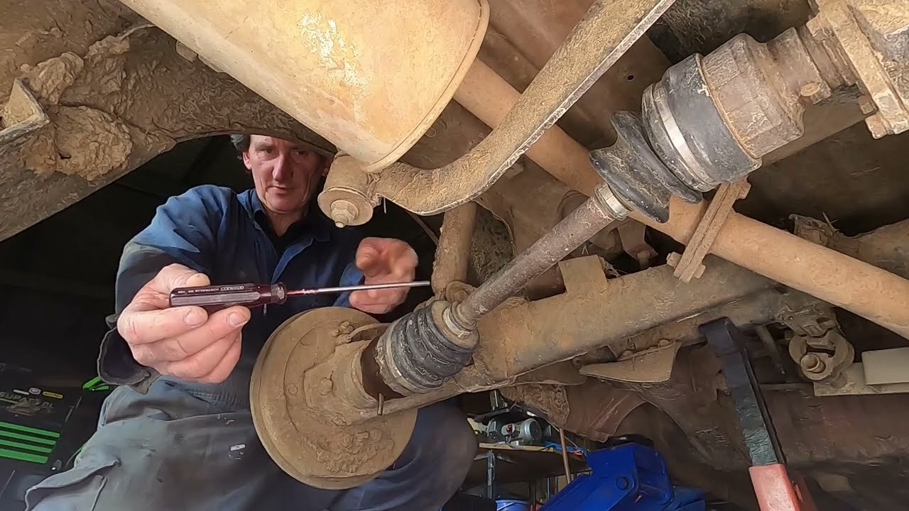 1989 Subaru brumby 1800 4WD Rear cv Axle Replacement