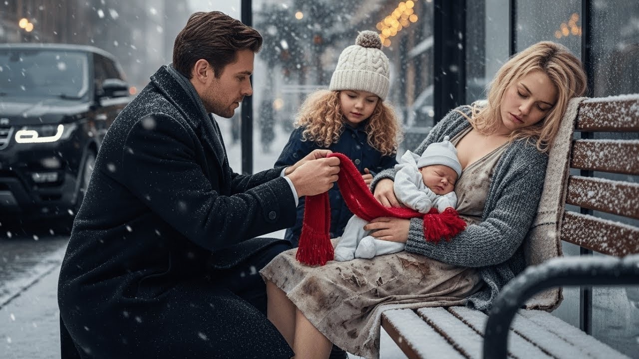 „Papa, ihr Baby erfriert!“ – Ein CEO und seine Tochter verändern das Leben einer obdachlosen Mutter