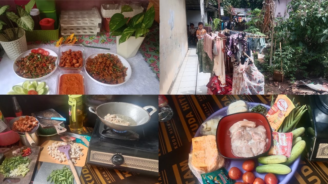 #daily vlog#menjemur belanja harian / memasak 