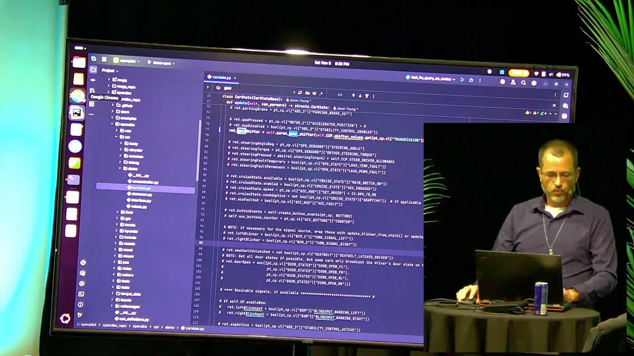 community contributor | COMMA CON 2025 | Jason Young | live car hacking demo | Porsche Macan