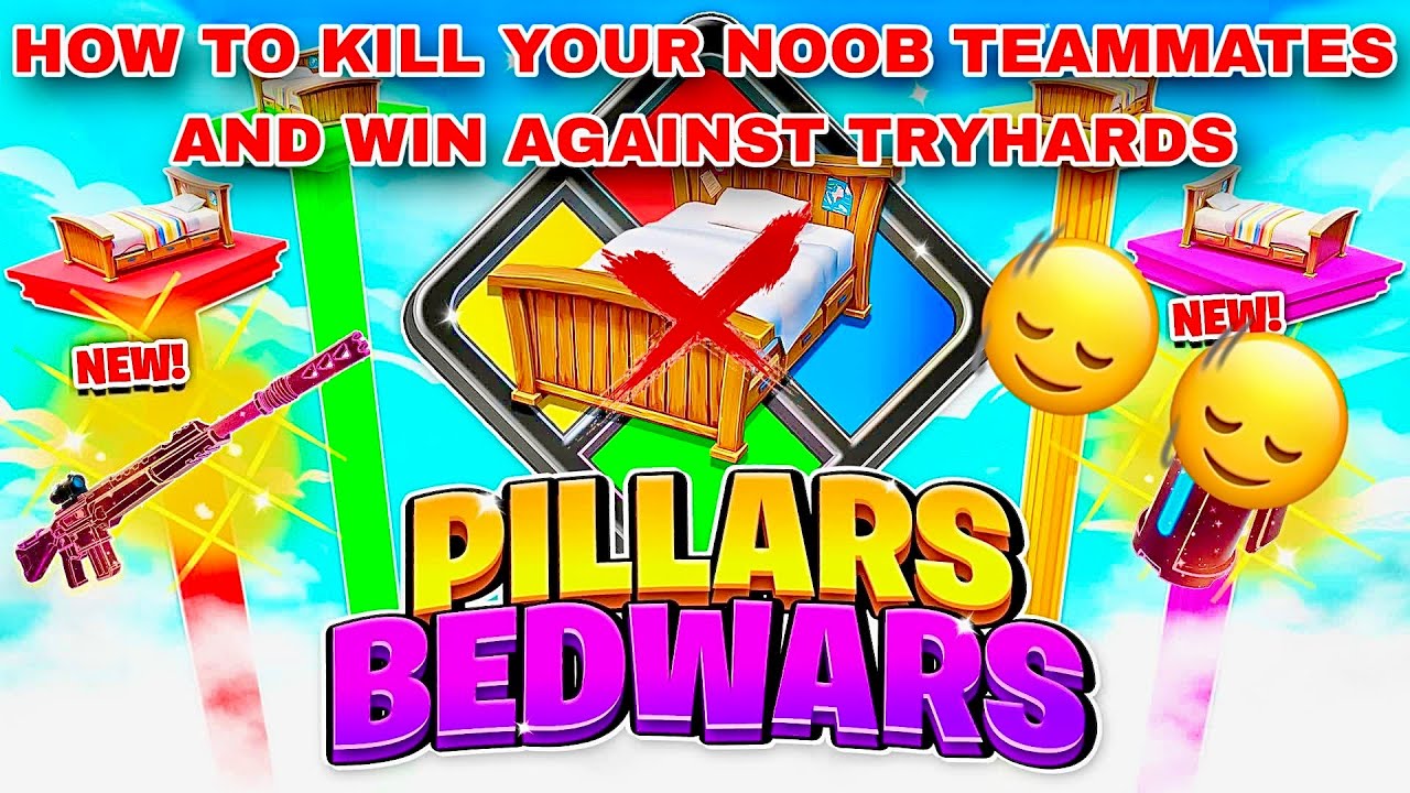 Как убить своих неопытных тиммейтов и противостоять заядлым игрокам в Fortnite BedWars! (3v3v3v3)
