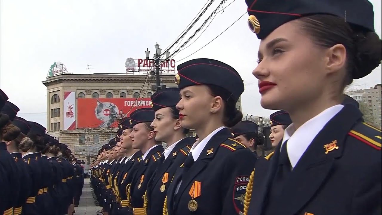 Военный парад в честь 80-летия Великой Победы в Хабаровске.Прямой эфир