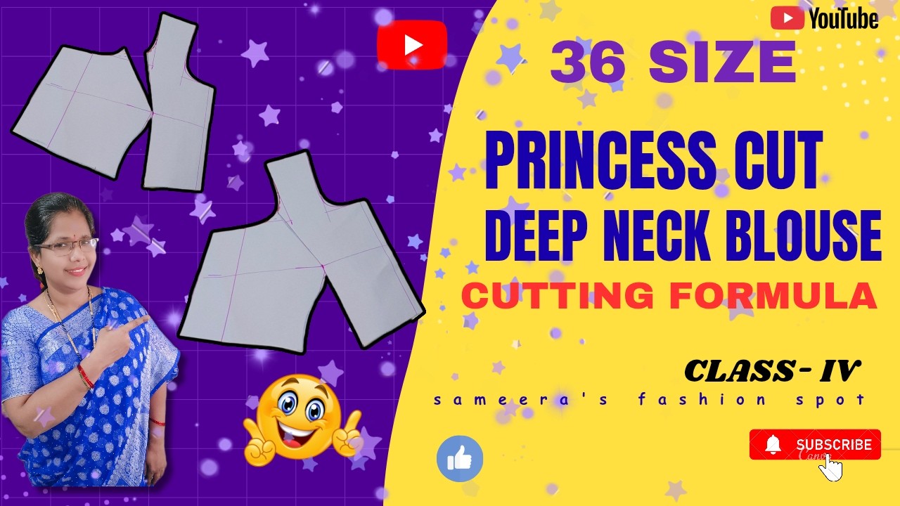 Sameera's Fashion Spot is live!  36 size princess cutting ✂️ deep neck