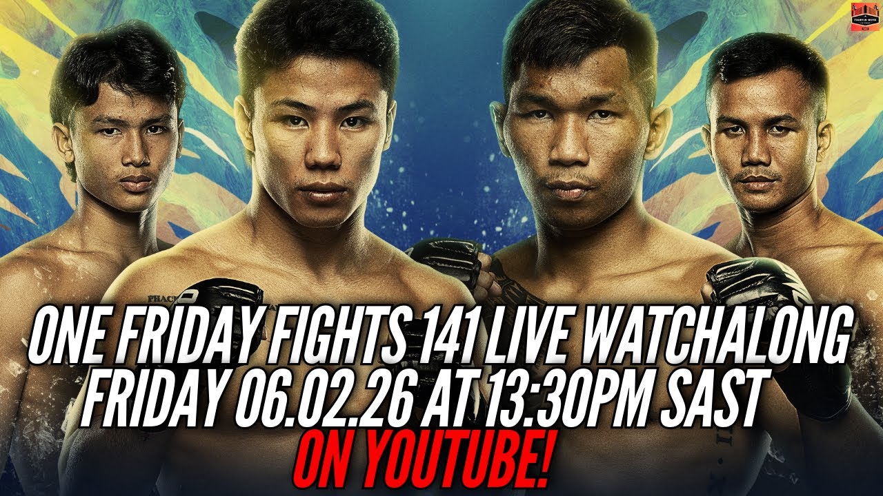 LIVE Watchalong: ONE Friday Fights 141 🔥 | Komawut vs Samingdam | Non-Stop Lumpinee Chaos
