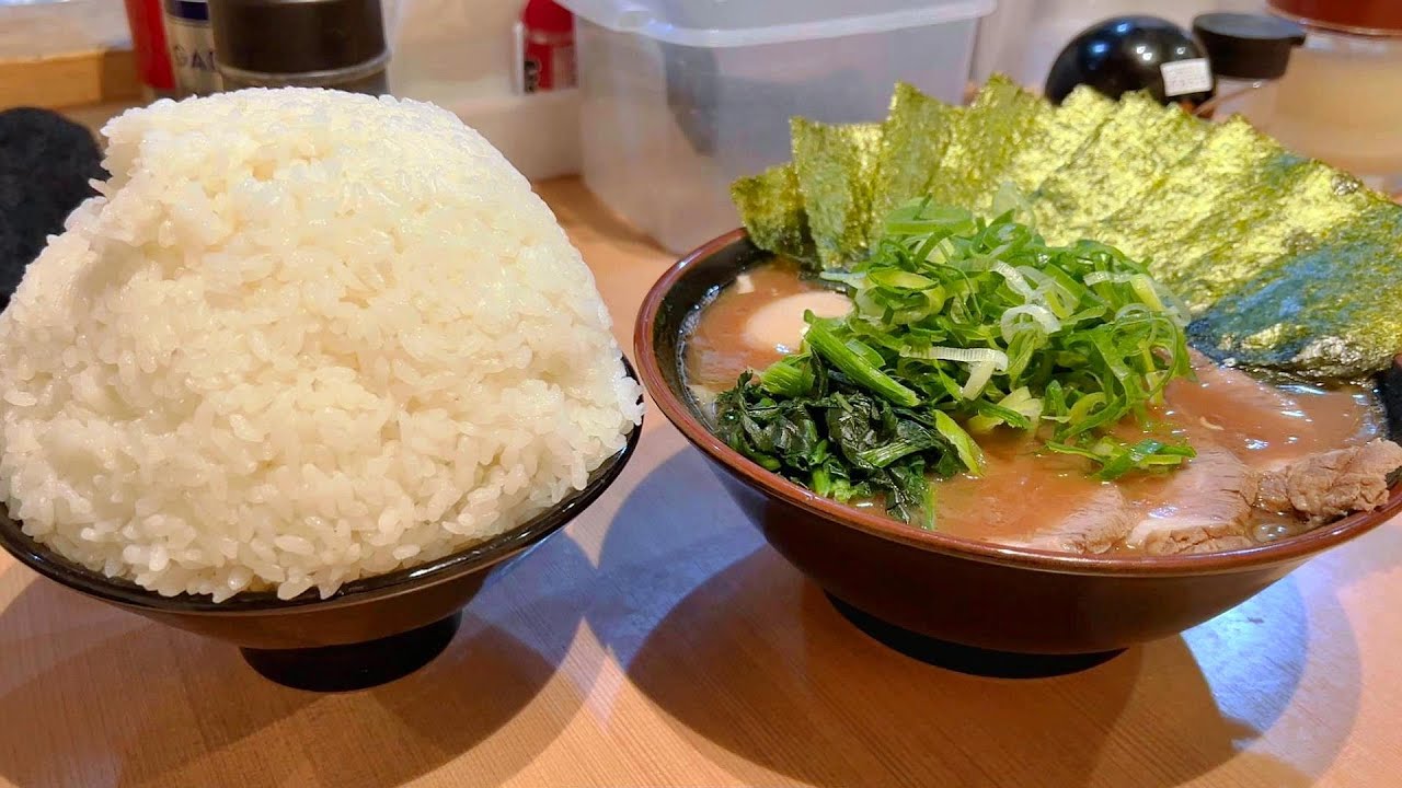 力士が食べそうなライスがある家系ラーメン【武道家 賢斗】