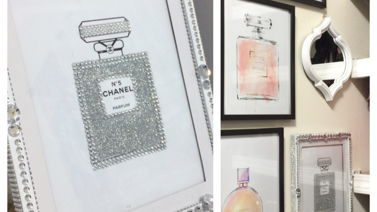 Glam Frame DIY & Chanel Picture|Dollar Tree