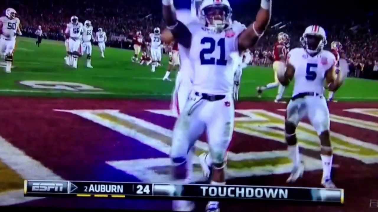 Tre Mason Late 4th Qtr. Touchdown vs. FSU in 2014 BCS National Championship Game
