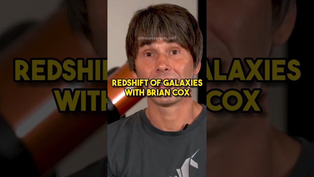 Redshift of Galaxies /w Brian Cox #space #astronomy #shorts