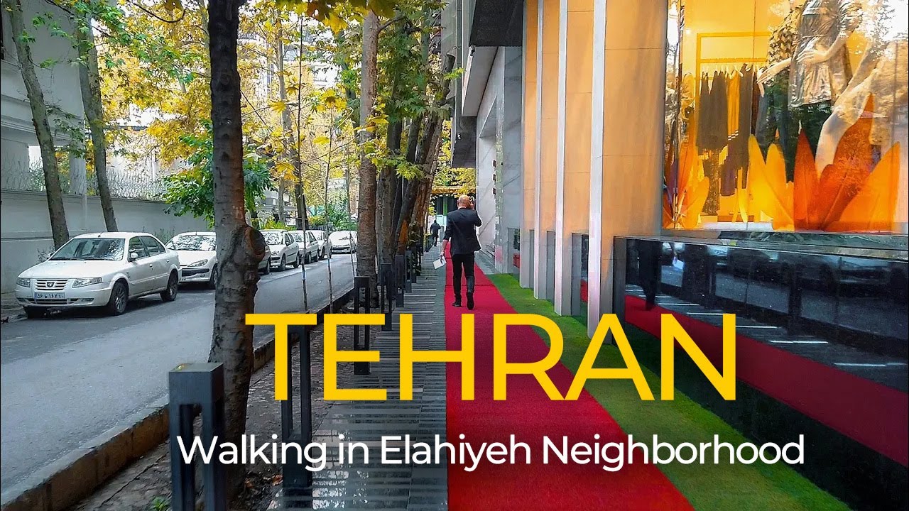 IRAN | Walking in Elahiyeh Neighborhood in TEHRAN / تهران - الهیه و خیابان فرشته