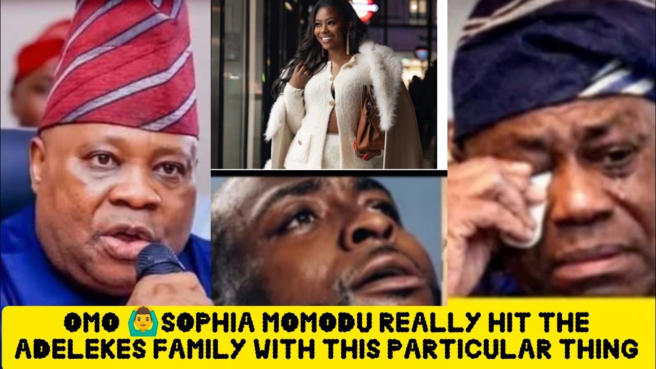 OMO 🙆‍♂️SOPHIA MOMODU REALLY HIT THE ADELEKES FAMILY WITH THIS PARTICULAR THING 😲