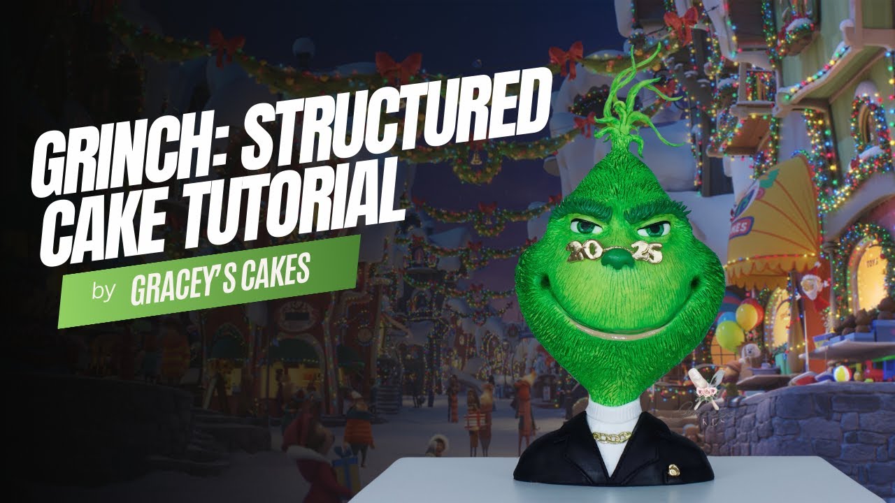 The Grinch Cake Tutorial
