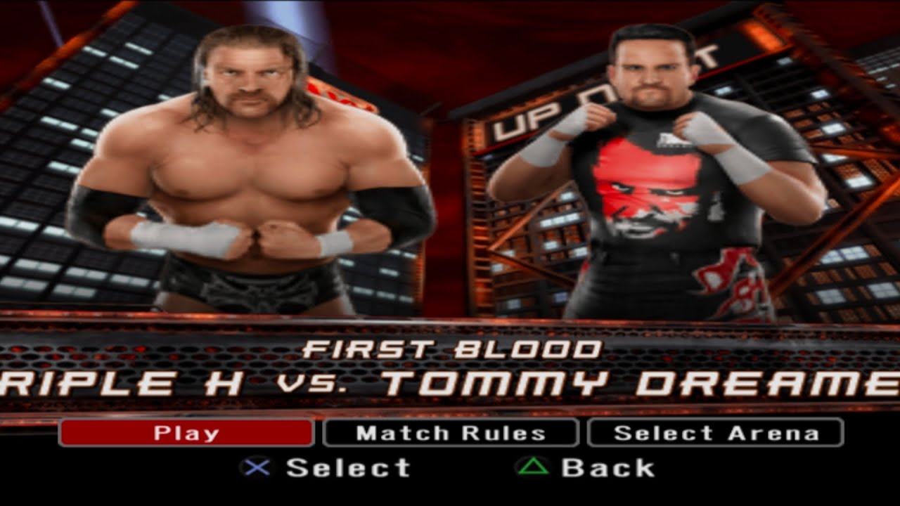Triple H vs Tommy Dreamer | First blood match | #wwe #smackdown #ps2 #gaming #gameplay #viral