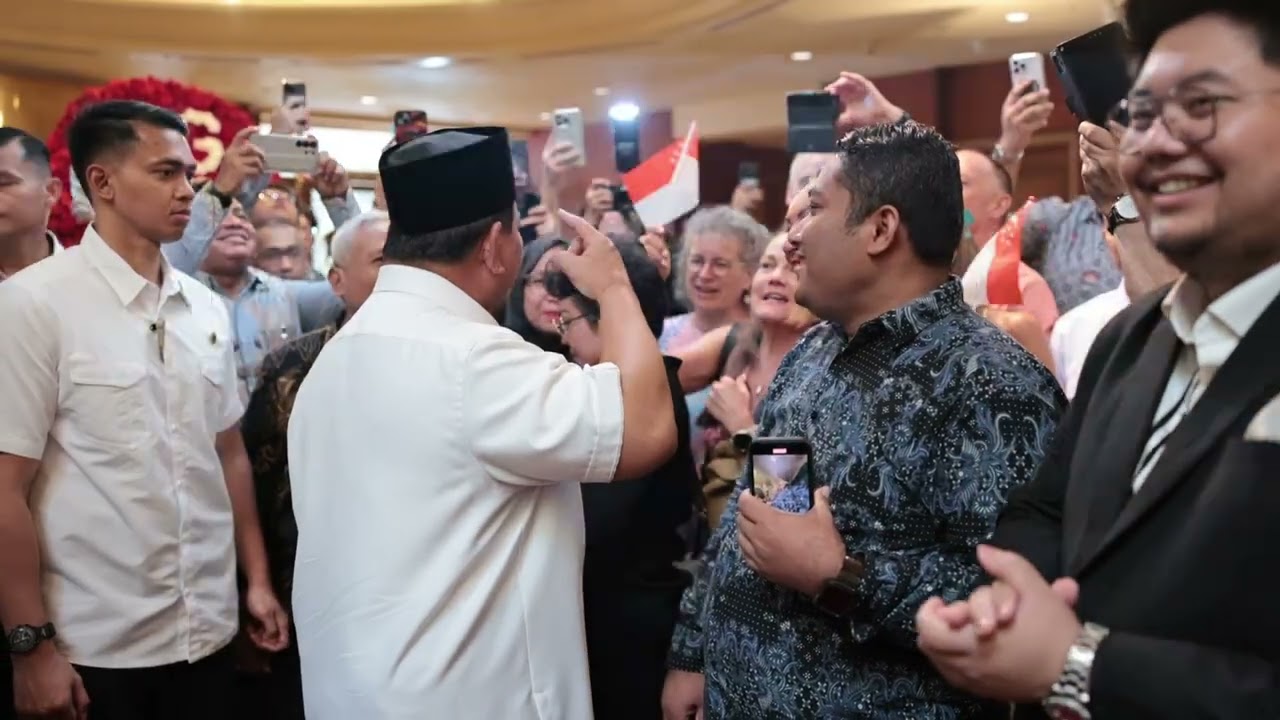 Presiden Prabowo Hadiri National Day Singapura, Disambut Hangat WNI dan Diaspora