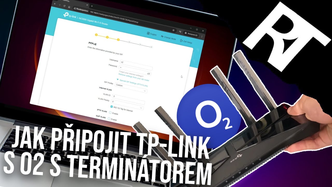 Propojen&iacute; routeru TP-LINK s O2 připojen&iacute;m s termin&aacute;torem od CETINu - TP-Link s O2 připojen&iacute;m