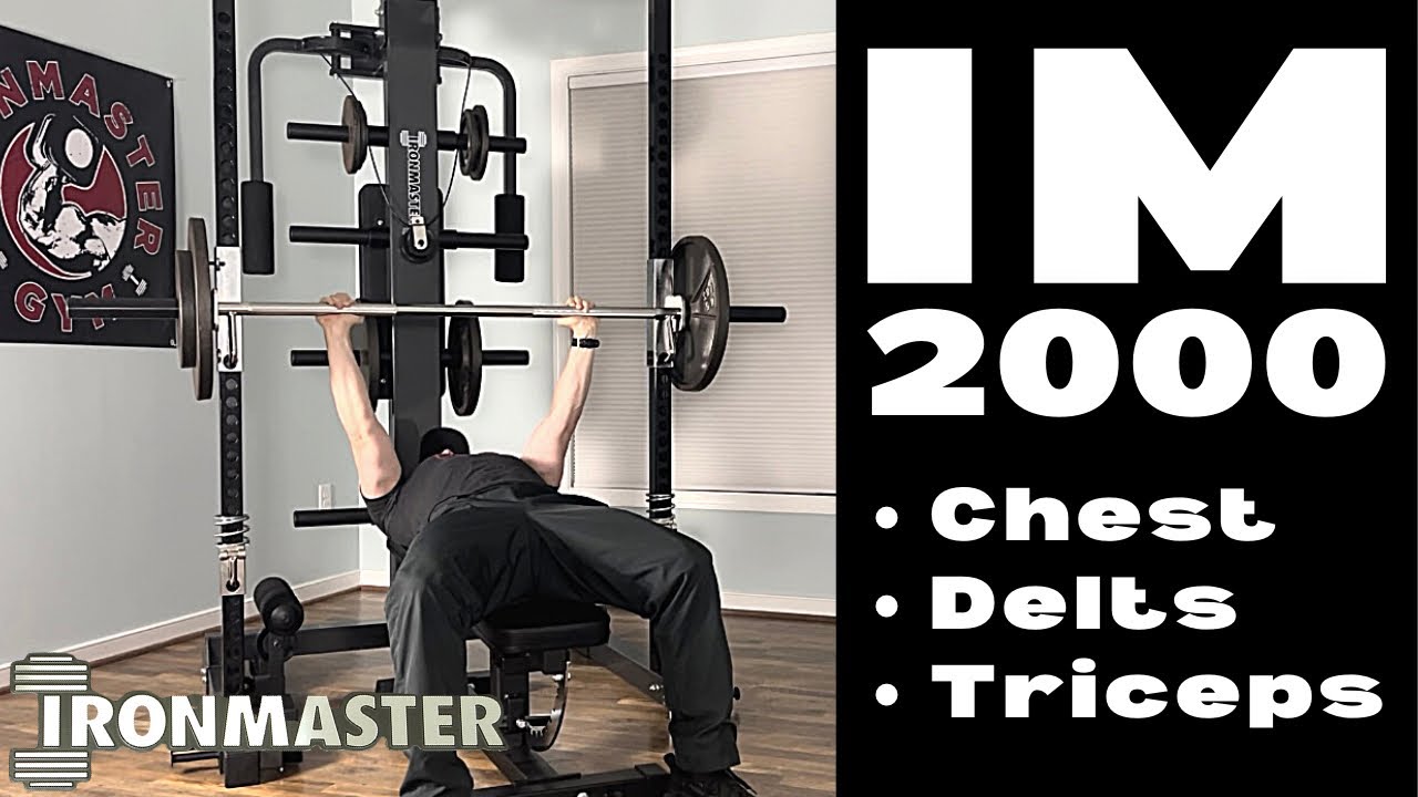 Ironmaster 2000 / IM 2000 Push Workout for Chest, Shoulders, Triceps + Super Bench + Ultimate Row