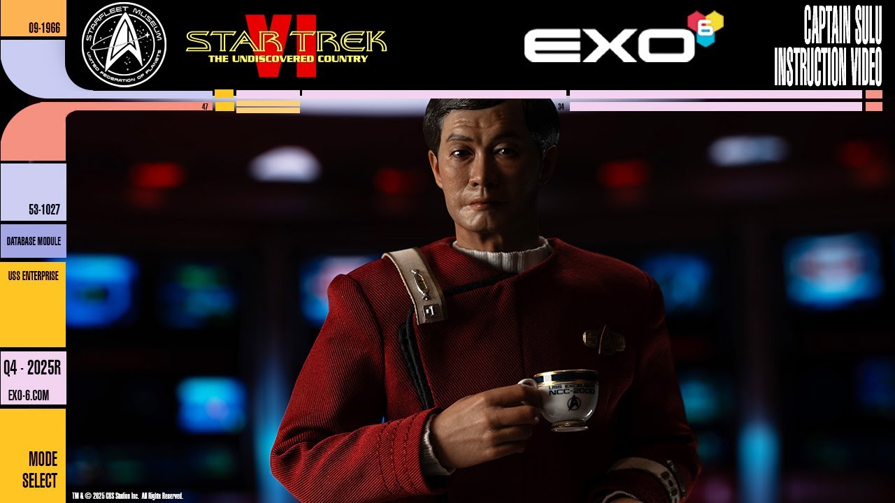 EXO-6 Star Trek: The Undiscovered Country Captain Sulu 1/6 scale figure