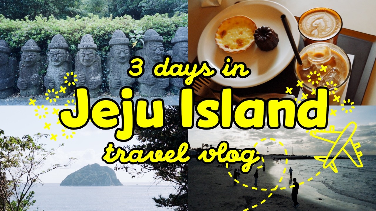 3 days in Jeju Island: waterfalls, matcha fields & island vibes 🌊✨🍊
