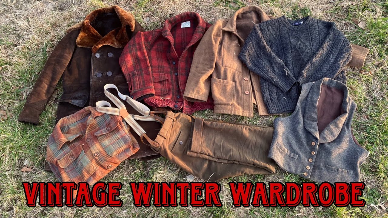 My vintage winter wardrobe (and general notes on winter clothing)