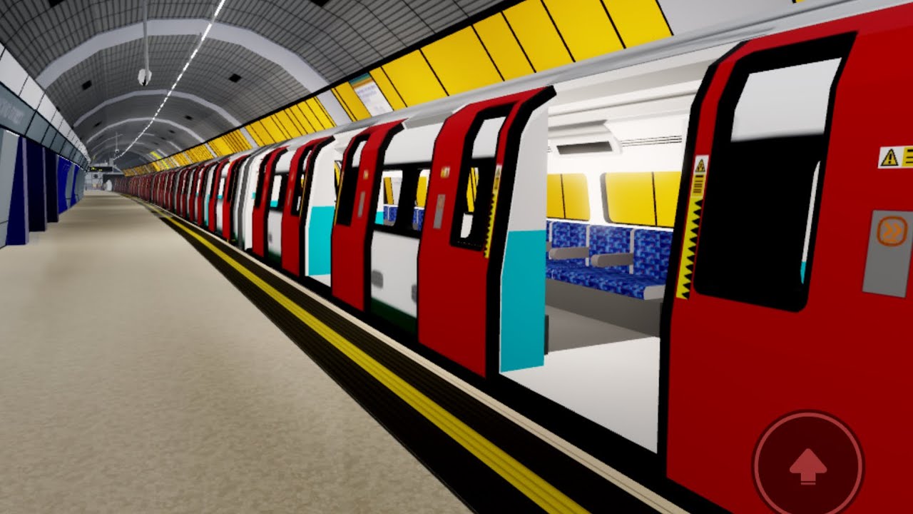 AWESOME JUBILEE LINE IN ROBLOX! Riding the London Underground from Canary Wharf to Bond Street