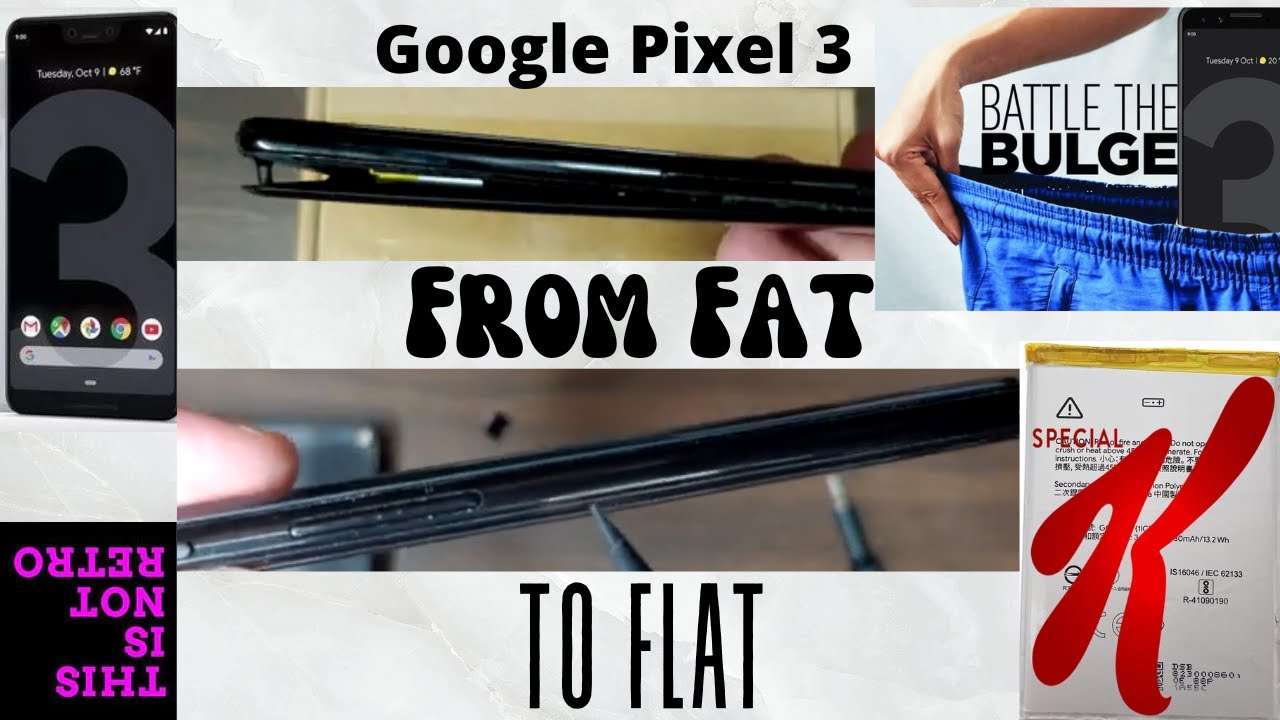 Google Pixel 3 swollen battery swap/repair