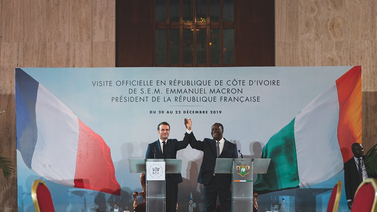 À Abidjan, conférence de presse avec Alassane Ouattara, Président de la République de Côte d'Ivoire