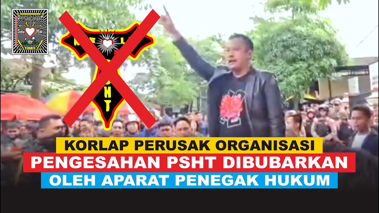 KORLAP PERUSAK AJARAN // APARAT HUKUM BUBARKAN PENGESAHAN PSHT 2025 DI TRENGGALEK JAWA TIMUR