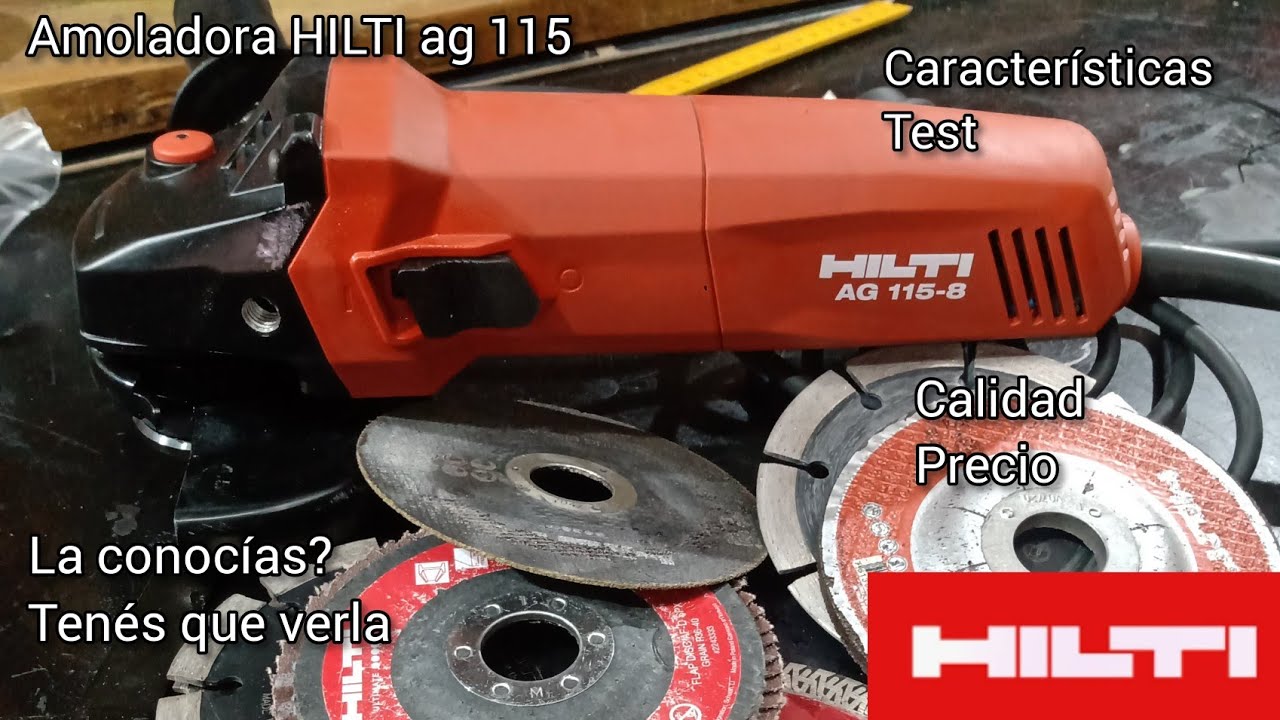 Amoladora AG 115. HILTI Anglegrinder .metal cutting