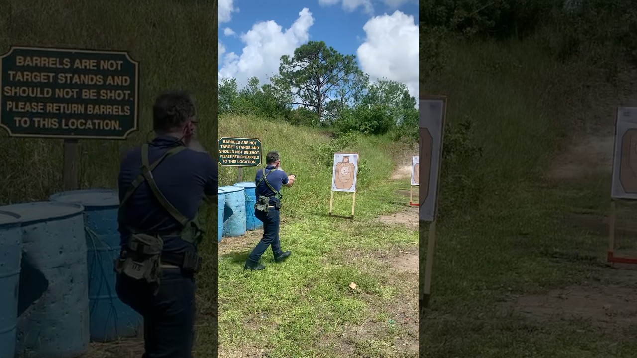 My Dad&rsquo;s  HK P7M8 at the outdoor range #shorts