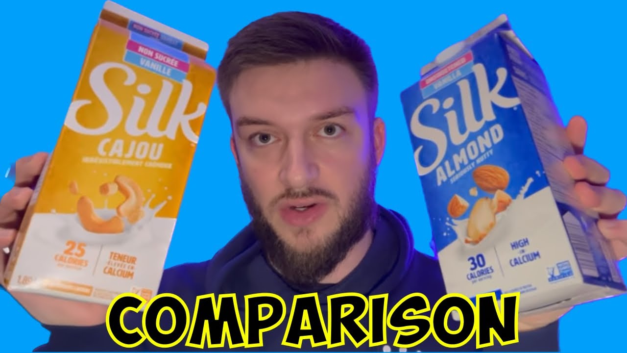 Almond Milk Vs. Cashew Milk Comparison review (Silk)