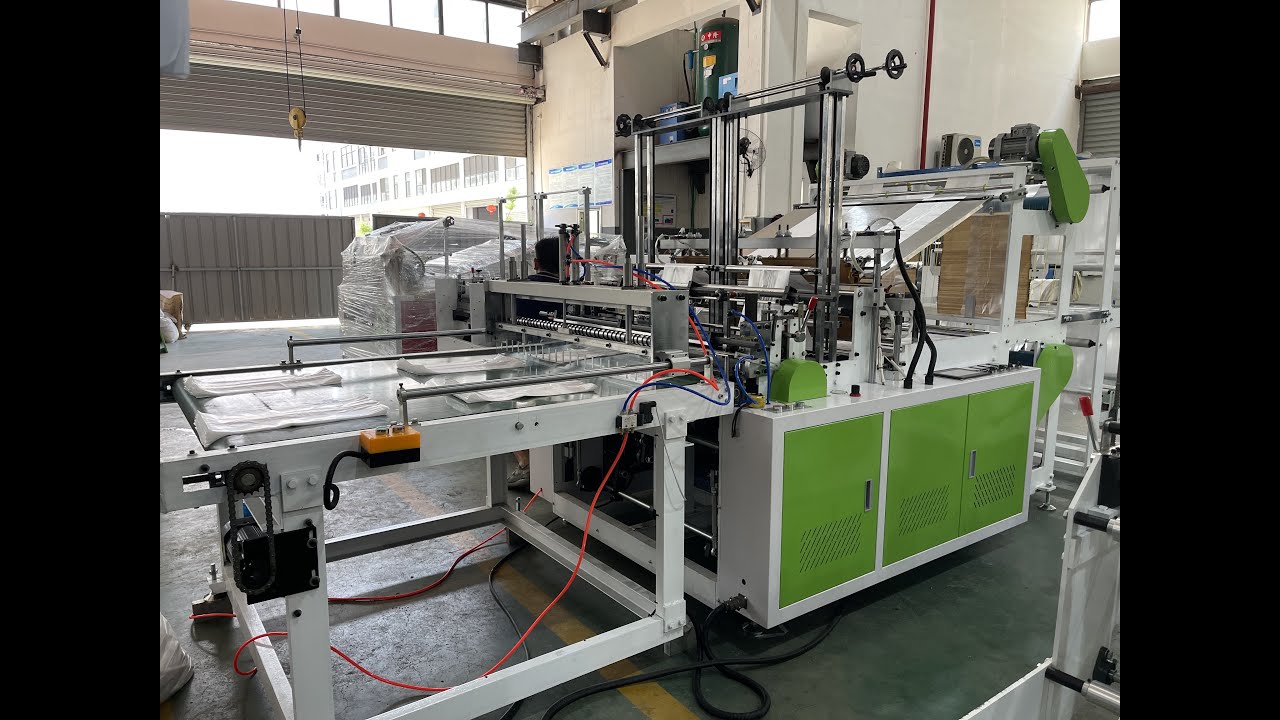 KINGPLAST - High Speed Double Deck Sealing and Cutting Bag Machine