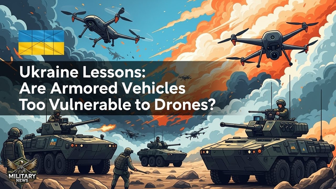 Drones vs. Tanks: Why Are Armored Vehicles Easily Destroyed from Above?