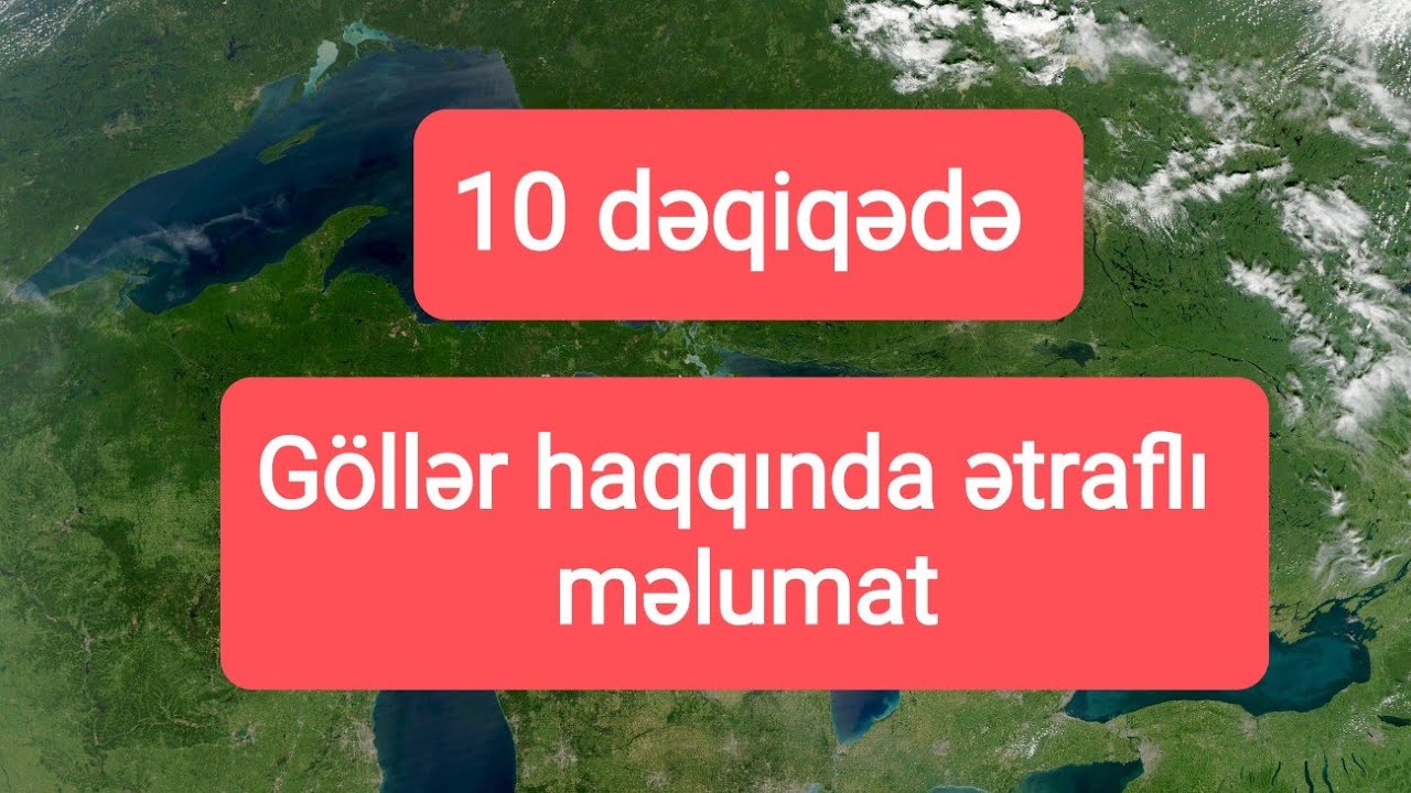 📌 Göllərin yeri, mənşəyi, duzluluğu və yerləşdiyi ölkələr 