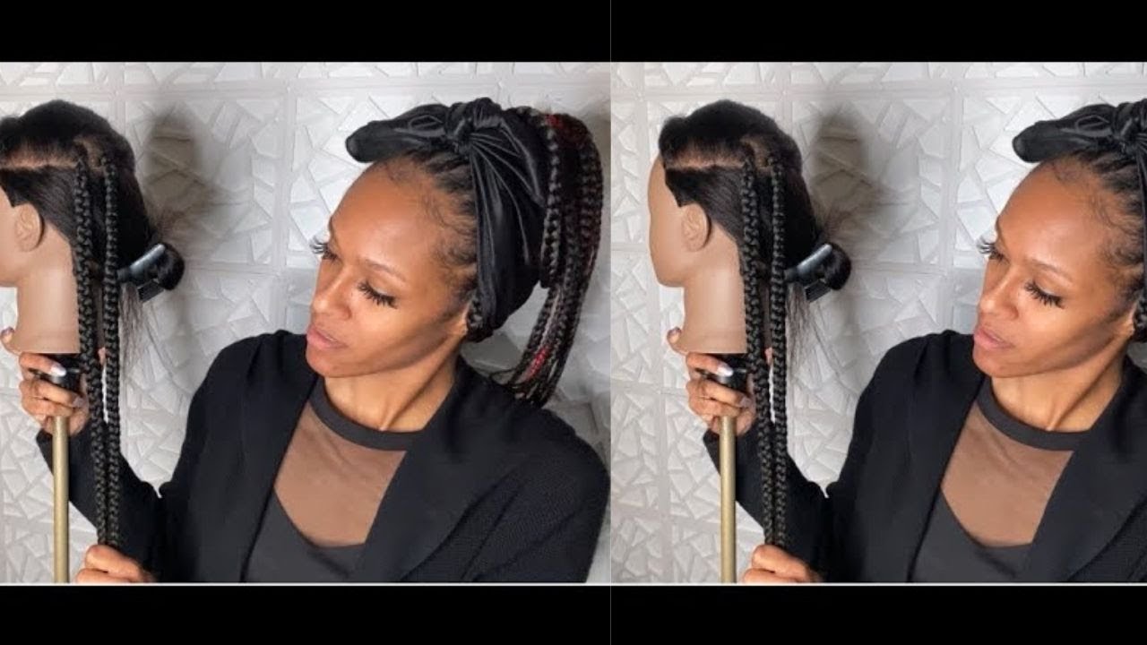 The Braiders Guide | How To Keep Your Braids The Same Size And Length | Knotless Box Braids