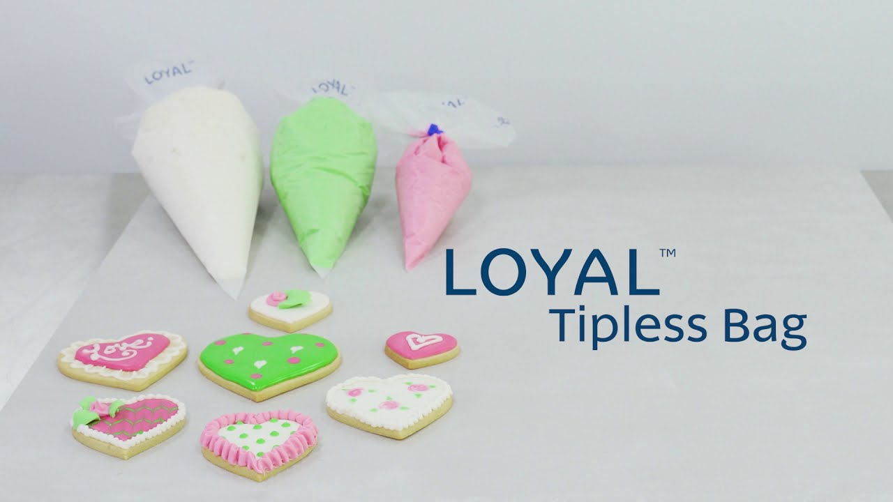 How to Pipe with a LOYAL Tipless Piping Bag