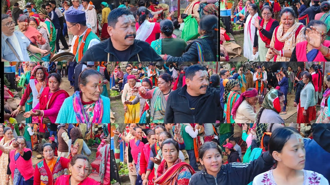 रपली खेला शादी में छोलिया ढोल दमाऊ में नाचे गाँव वाले.......😊❤️😍अपनी संस्कृति अपनी पहचान।
