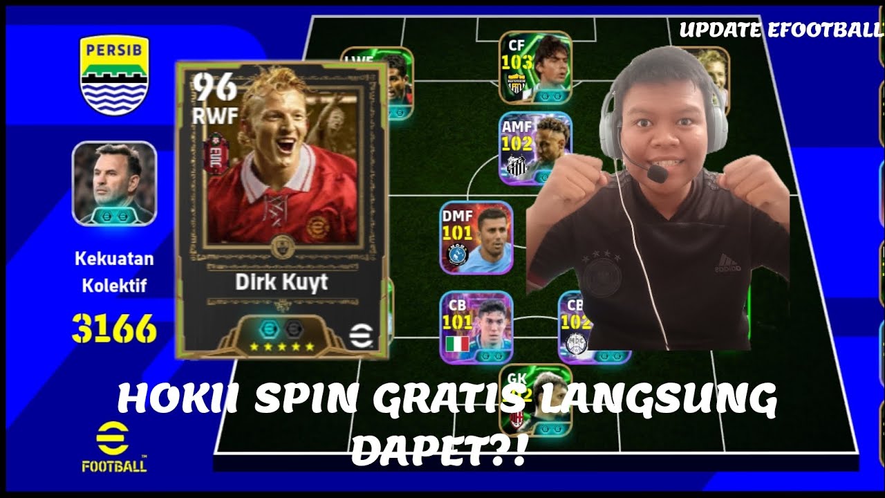 HOKII Spin pemain gratis langsung dapett cuyy!?!!... | Update terbaru Efootball 2026