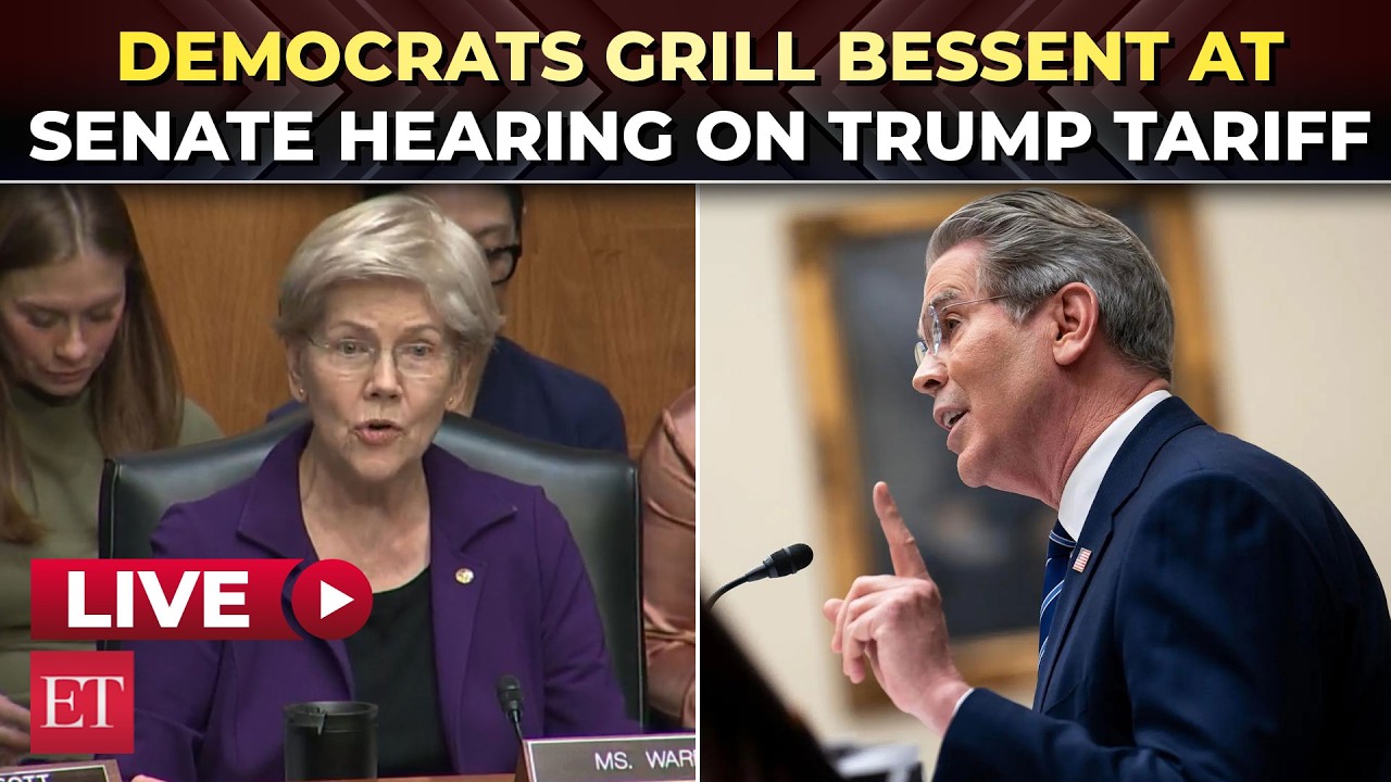 LIVE | 'You have a lot to answer!': Scott Bessent faces Democrats' grilling over Trump tariff saga