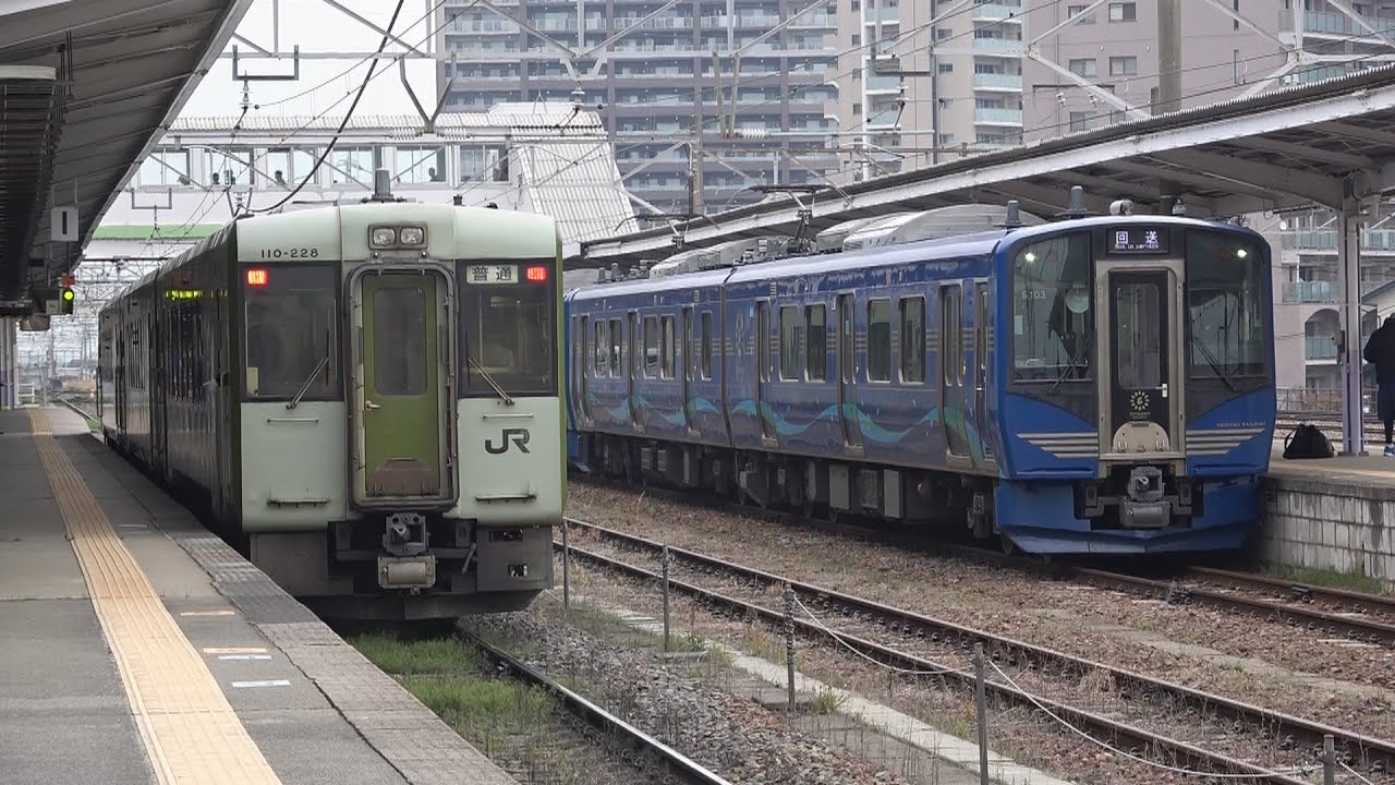 年に一度の大会のため、ランナーなどを乗せ、しなの鉄道北しなの線北長野駅へ到着し、折り返し、回送列車で長野駅へ向かい、ピストン輸送を行った、「第27回長野マラソン」ランナー輸送列車他。(全臨時列車撮影)