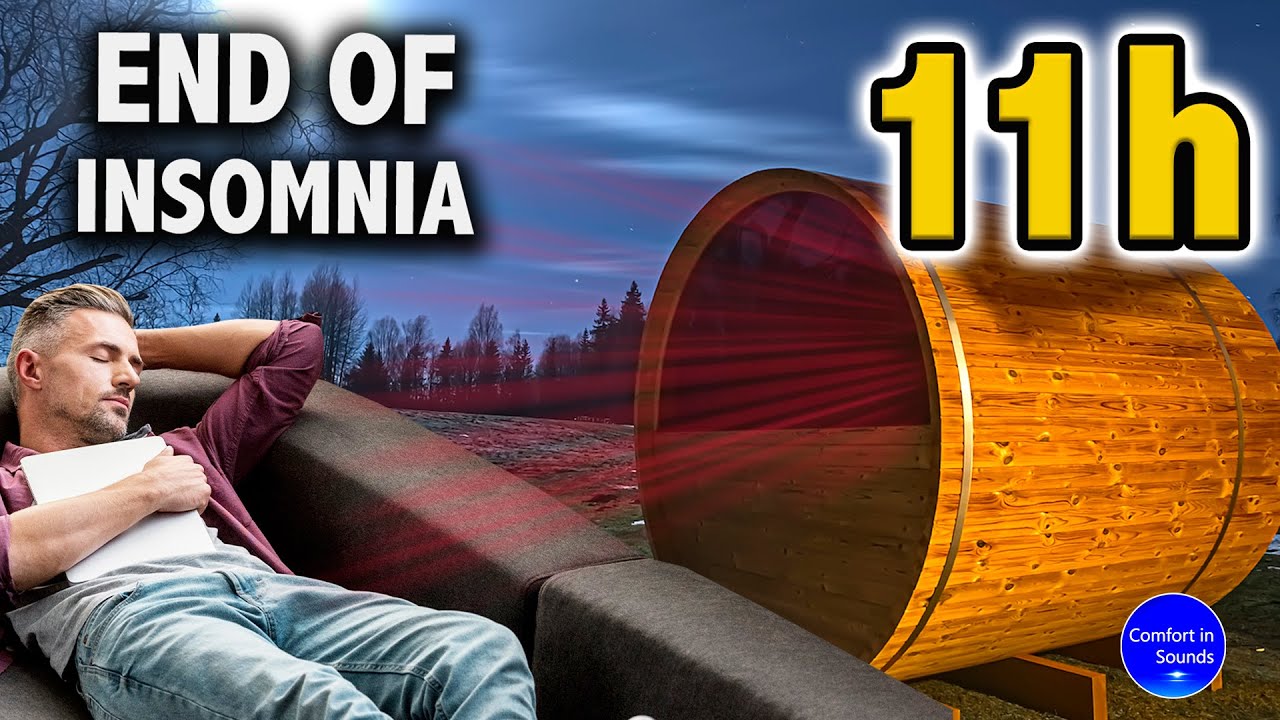 Defeat insomnia, Heater sound to sleep, Inside a barrel shaped shelter, White Noise