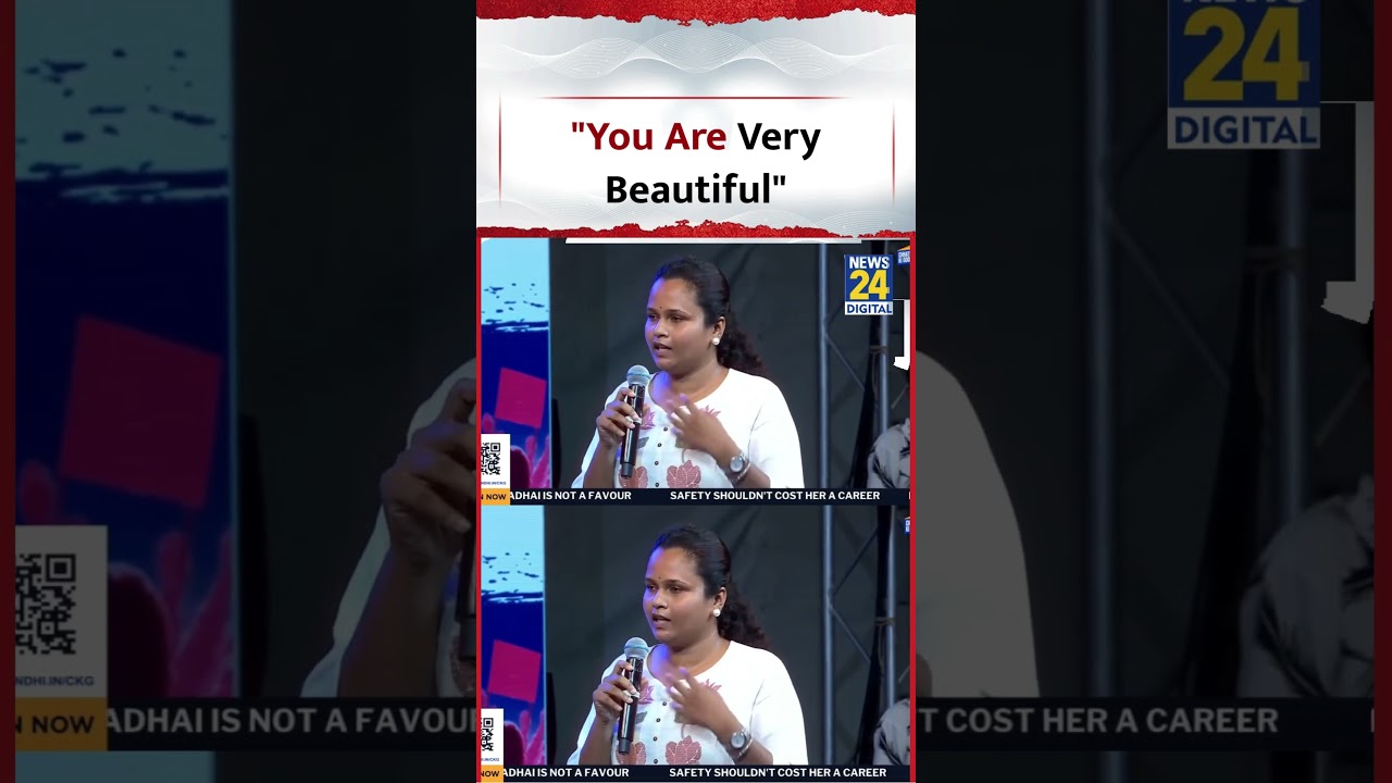 Pune: Rahul Gandhi tells a young woman, 
