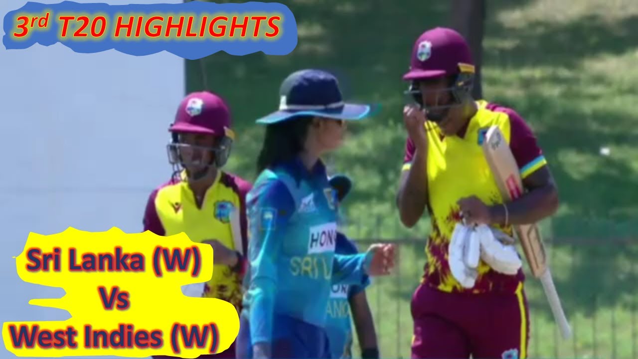 Full Highlights | 3rd T20 | Sri Lanka (W) vs West Indies (W)