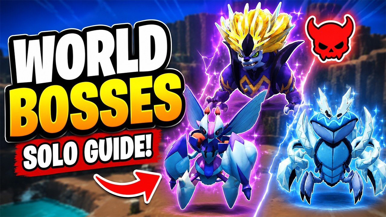 WORLD BOSSES in Evomon Roblox - Best Solo Strategy and Boss Guide