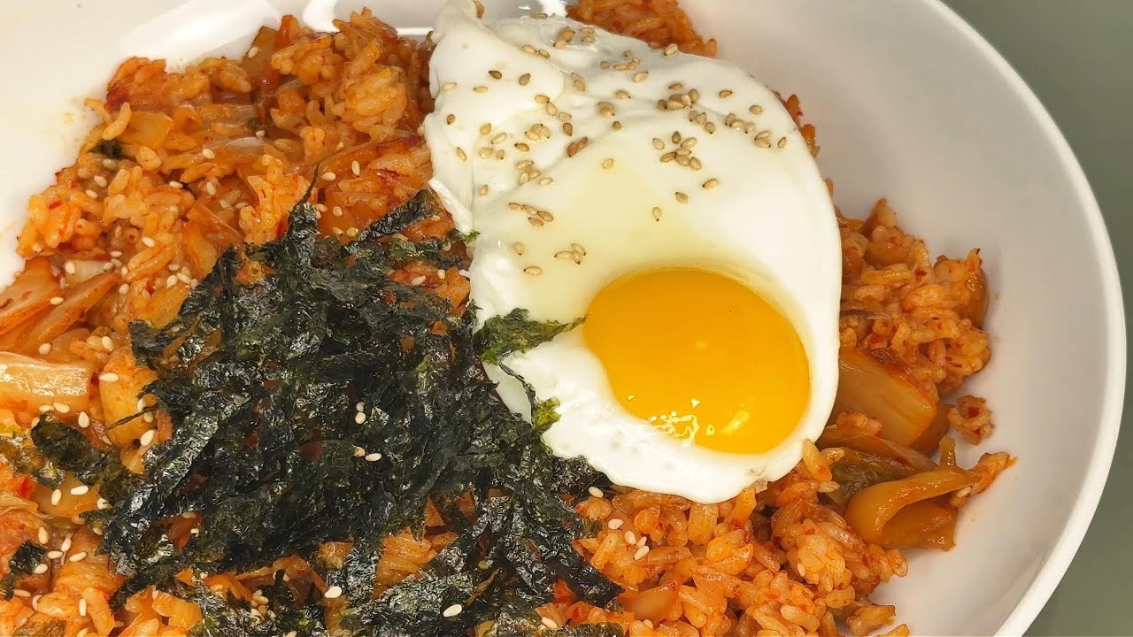 [K-FOOD] Kimchi Fried Rice with Smoky Pork Belly | The Best Version Ever in 15min