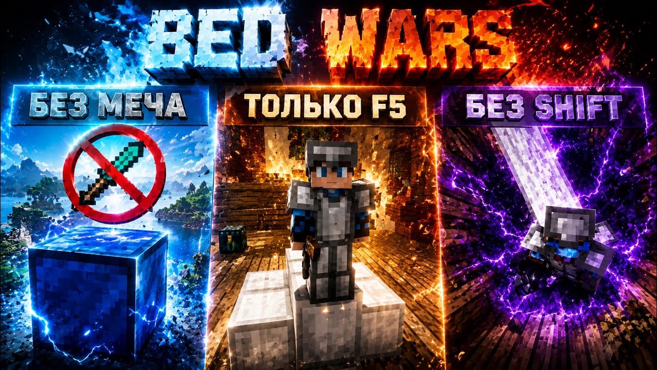Прохожу челленджи в Bed Wars!!!