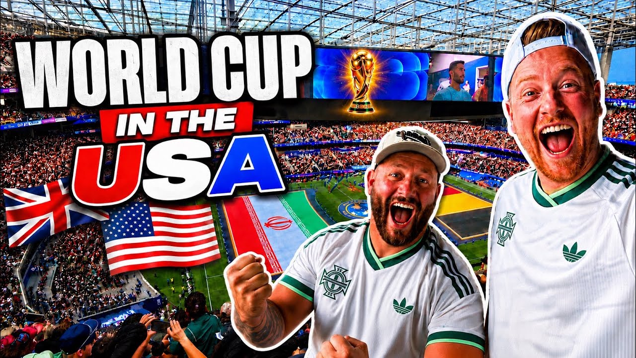 🇺🇸 British Lads Experience the World Cup in LA! ⚽ SoFi Stadium 🤯