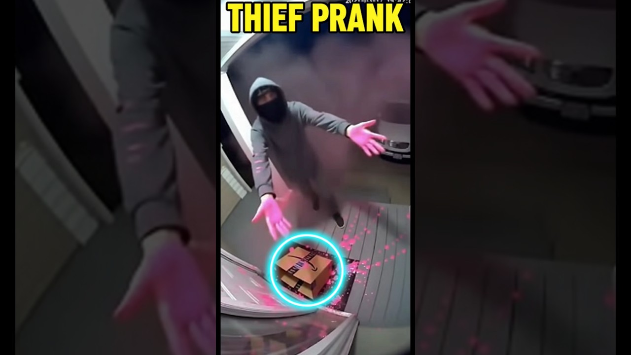 We Built a Paint Bomb Trap for a Porch Pirate... and It Worked